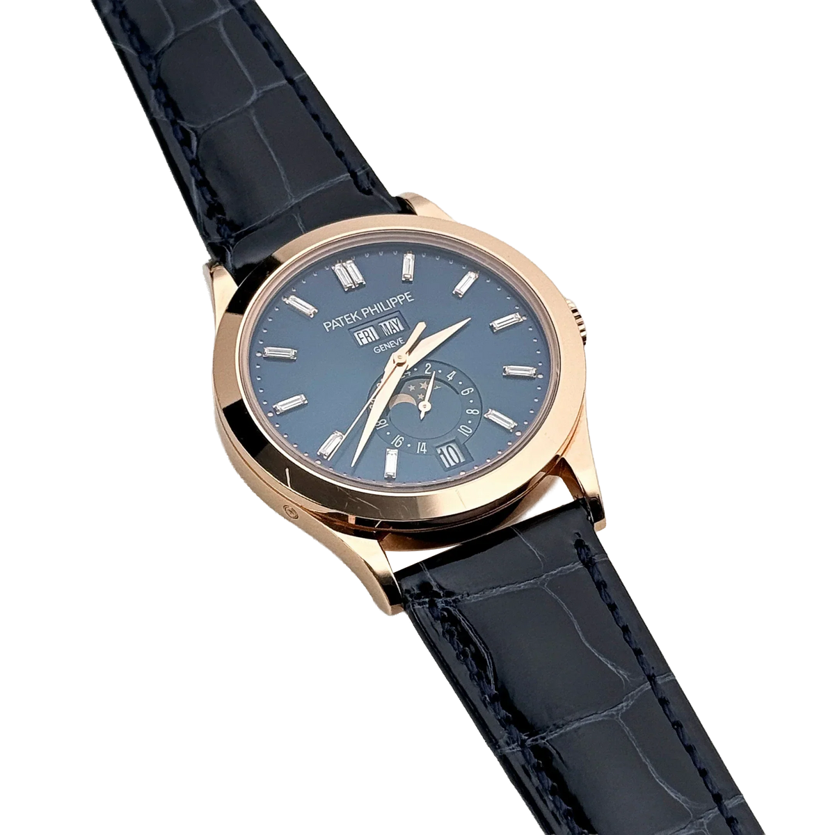 Complications 39mm 5396R-015 Annual Calendar Rose Gold Blue Dial