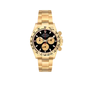 Rolex Daytona 40mm Black Dial Yellow Gold Mens Automatic Watch 116508