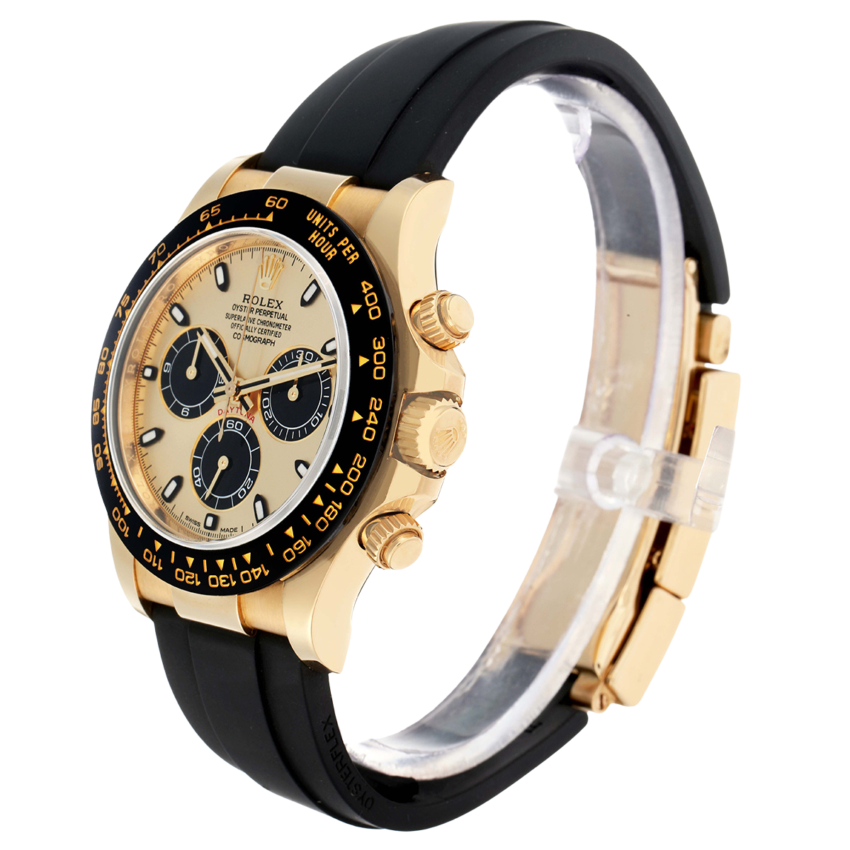 Rolex Daytona Pikachu 40mm Yellow Gold Champagne Dial Mens Watch 116518 - Image 4