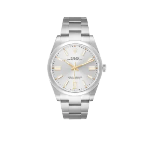 Rolex Oyster Perpetual 41mm Steel Silver Dial Mens Watch 124300