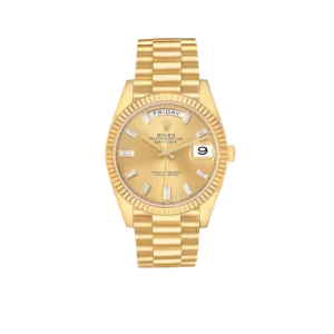 Rolex President Day-Date 40mm Yellow Gold Diamond Mens Watch 228238