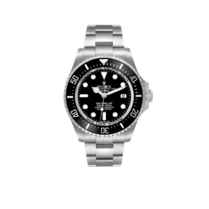 Rolex Seadweller Deepsea 44mm Black Dial Steel Mens Watch 136660