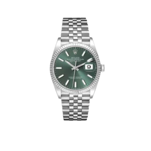 Rolex Datejust 36mm Stainless Steel Mint Green Dial Jubilee 126234