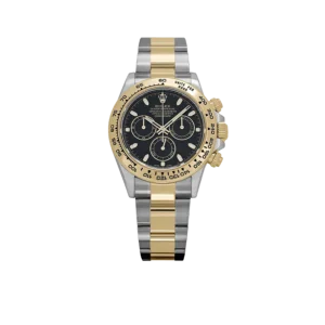 Rolex Daytona 40mm Yellow Gold Stainless Steel Black Dial 116503