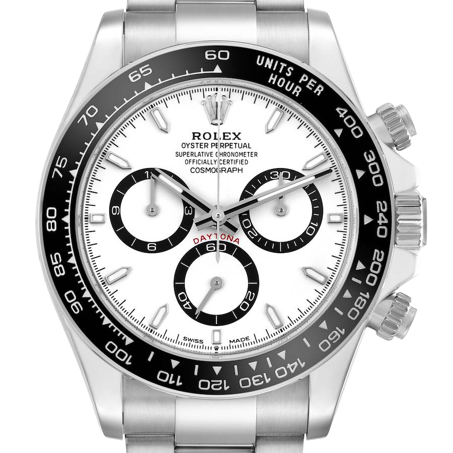 Rolex Daytona 40mm Stainless Steel White Panda Dial 126500 - Image 3