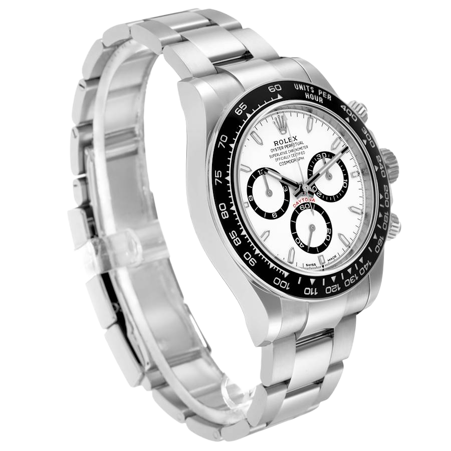 Rolex Daytona 40mm Stainless Steel White Panda Dial 126500 - Image 4