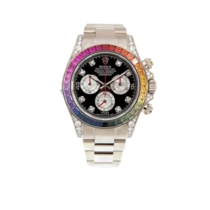 Rolex Daytona 116599RBOW Rainbow White Gold Black Diamond Dial Sapphire Bezel