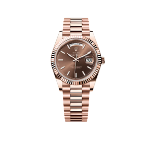Rolex Day-Date 40mm Rose Gold Chocolate Dial m228235-0053