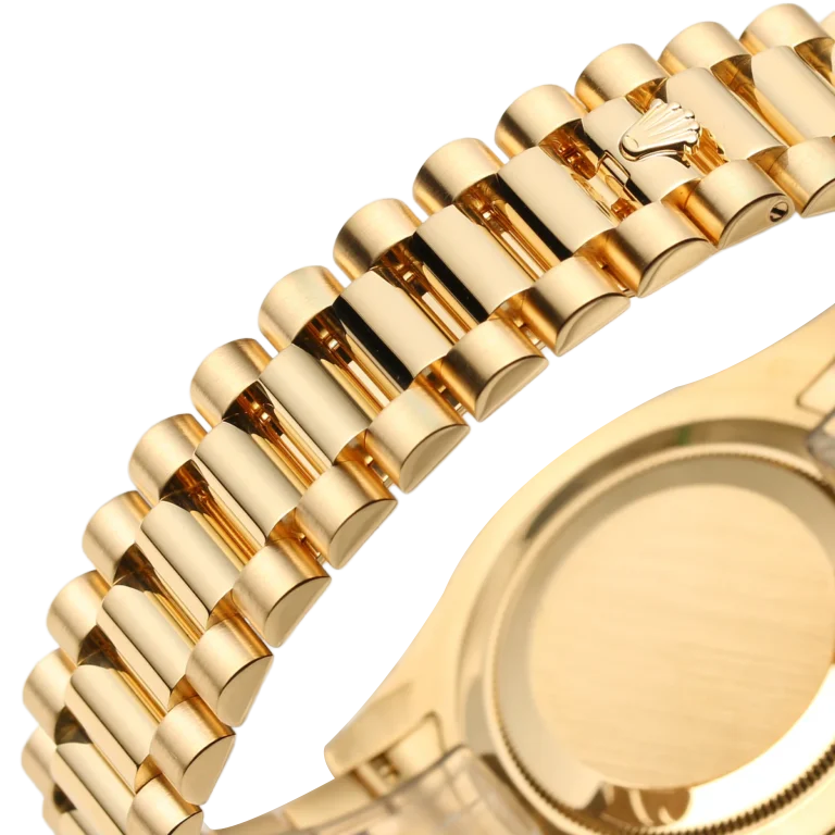 Rolex President Day-Date II 41mm 218238 18k Yellow Gold & Ruby Dial - Image 7