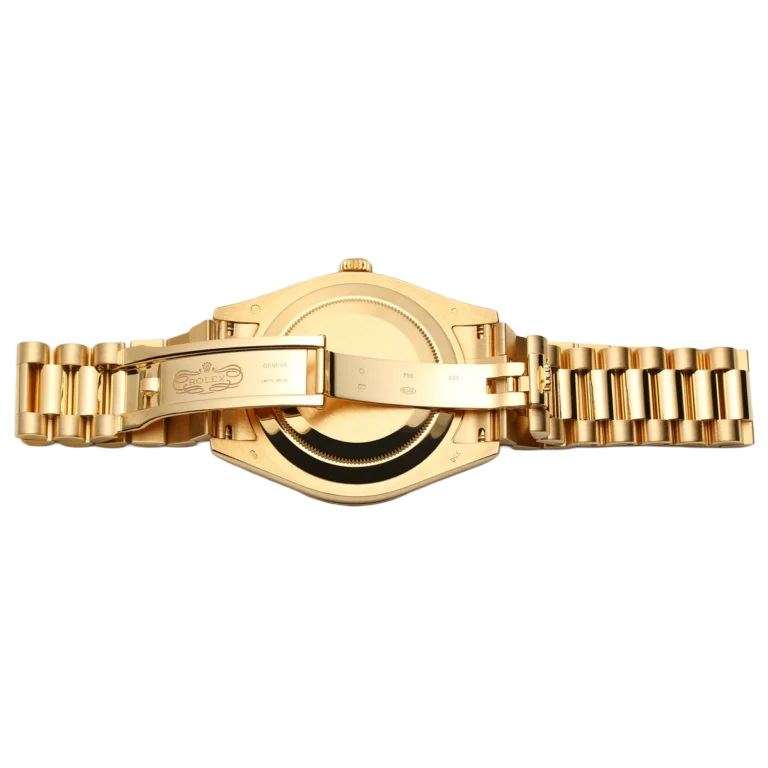 Rolex President Day-Date II 41mm 218238 18k Yellow Gold & Ruby Dial - Image 8