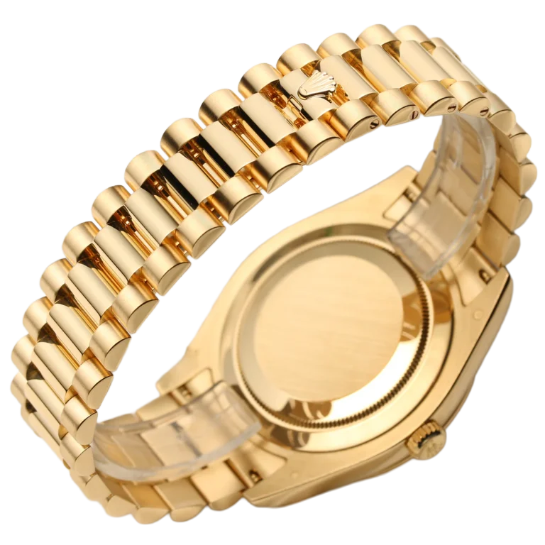 Rolex President Day-Date II 41mm 218238 18k Yellow Gold & Ruby Dial - Image 9