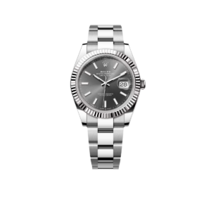 Rolex Datejust 41 mm Stainless Steel Slate Dial Oyster M126334-0013 New