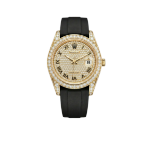 Rolex Datejust 40mm Diamond-Paved Dial Yellow Gold Men Watches