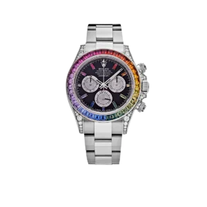 Rolex Daytona 40mm 116599RBOW Rainbow White Gold Black Dial