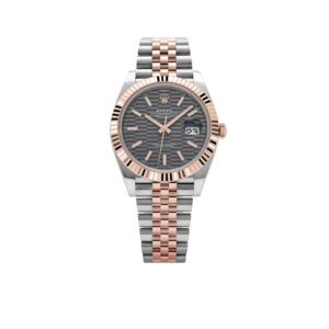 Rolex Datejust 41 126331 Rose Gold Stainless Steel Grey Motif Dial Jubilee