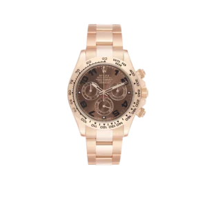 Rolex Daytona 40mm Chocolate Brown Dial Rose Gold Mens Watch 116505-0011